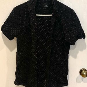 Armani Exchange Button Up Short Sleeve Shirt